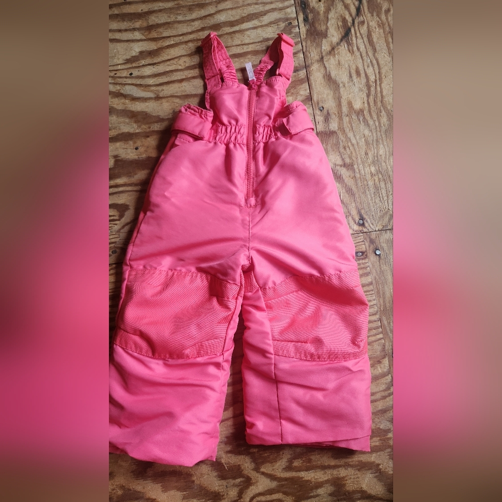 Kids Pink Grow With Me Snow Bib Cherokee